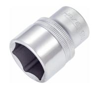 HAZET Douille 900-25 I carré d'entraînement de 12,5 mm, ouverture de clé de 25 mm, avec moletage I douille avec surface chromée et polie pour actionnement manuel'.