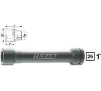 Hazet Douille à 6 pans à chocs - Carré creux 25 mm (1 pouce) - Profil à 6 pans extérieurs - Taille: 32 - Longueur totale: 270 mm - 1104S-32