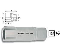 Hazet Douille (à 6 pans) - Carré creux 12,5 mm (1/2 pouce) - Profil Traction à 6 pans extérieurs - Taille: 24 - Longueur totale: 85 mm - 900LG-24