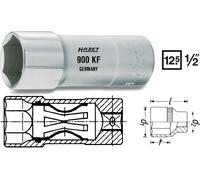 Hazet Douille à bougies - Carré creux 12,5 mm (1/2 pouce) - Profil à 6 pans extérieurs - Taille: 20.8 13/16 - Longueur totale: 71 mm - 900KF
