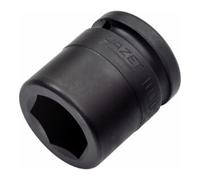 Hazet 1000S-27 Douille à chocs/carré creux 20 mm/profil à 6 pans extérieurs Taille 27 longueur 51 mm