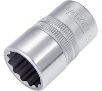 HAZET Douille à six pans double 900Z-17 17mm I Entraînement 1/2 pouce I Acier au chrome-vanadium, design robuste'.