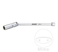 HAZET Douille de bougie d''allumage avec rotule 16 MM 5/8" 3/8" 270 MM