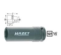 HAZET Douille de force (6 pans) 902SLG-17 s : 17 mm Carré creux 12,5 mm (1/2")