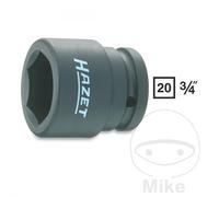 HAZET Douille hexagonale pour pistolet à percussion 54 MM 3/4 32 MM