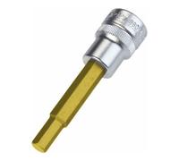 HAZET Douille mâle 8801A-1/4 – 6 pans intérieurs 1/4 – Long. 70 mm – Carré creux 3/8 (10 mm)