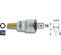 Douille-embout TORX® intérieur T 50 Longueur: 44.5 mm Hazet 8802-T50 Propulseur: 3/8\ (10 mm) 1 pc(s)