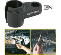 Hazet Douille pour la sonde lambda - Carré creux à 8 pans 12,5 mm (1/2 pouce) - Profil à 6 pans extérieurs - Taille: 22 - 4680-5