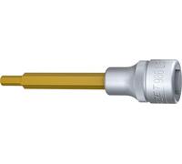 HAZET Douille pour tournevis 986L-5, carré creux 12,5 mm (1/2 pouce), profil intérieur hexagonal, 5 mm