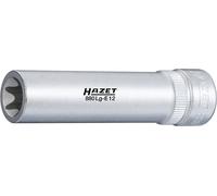 Hazet Douille TORX - Carré creux 10 mm (3/8 pouce) - Profil TORX extérieur - Taille: E 10 - Longueur totale: 65 mm - 880LG-E10