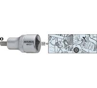 Hazet Écarteur du boîtier du roulement de roue - Carré creux 12,5 mm (1/2 pouce) - Profil à pivot massif - 4912-2
