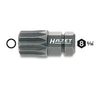 HAZET Embout 2597-02 hexagonal massif 8 (5/16 pouce) intérieur profil polydenté XZN M10