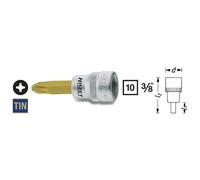HAZET Embout de tournevis 3/8", Phillips vis PH2