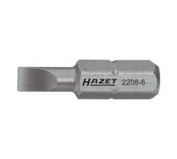 HAZET Embout-tournevis (bit) 2208-4 ∙ Hexagone massif 6,3 (1/4 pouce) ∙ Profil à fente HAZET Quantité:1