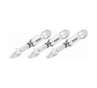 HAZET Embout-tournevis (bit) Hazet 2216NSLG-PZ2/3, hexagone massif 6,3 (1/4 pouce), profil Pozidriv PZ, pZ2, nombre d'outils : 3 Quantité:1