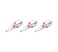 HAZET Embout-tournevis (bit) Hazet 2223N-T8H/3, hexagone massif 6,3 (1/4 pouce), profil TORX® « tamper résistant », T8H, nombre d'outils : 3 Quantité:1