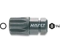 Hazet Embout-tournevis (bit) - Hexagone massif 8 (5/16 pouce) - Profil denture multiple intérieur XZN - Taille: M8 - Longueur totale: 21 mm - 2597-03