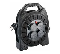 Hazet Enrouleur de câble 161N-3D, 4 prises, Tambour à câble