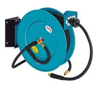 Hazet Enrouleur de tuyau ouvert 9040OS-10, 20 mètres, Tuyau pneumatique flexible