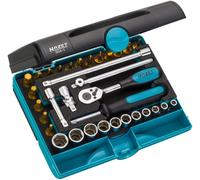 Hazet Ensemble de Clés A Douilles Métrique 1/4 " 6,3mm 33-teilig 854-1