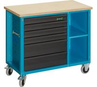HAZET Fahrbare Table de Travail Tiroirs Plat :4x80x527x348mm Haut: 2x165x