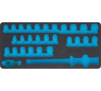 HAZET Garniture en mousse, boîte d'assortiment 163-420L