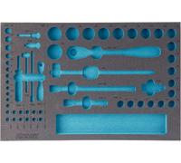 Hazet Garniture en mousse souple bimatière - 163-118L