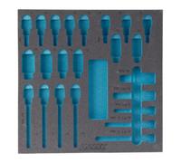 HAZET Garniture en mousse souple bimatière 163-119L HAZET Quantité:1