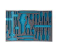 Hazet 163-120L 163-120L Insert en mousse (L x l) 519 mm x 342 mm