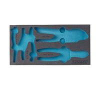 Hazet 163-121L Garniture en mousse souple bi matière