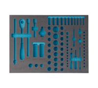 HAZET 163-138L Plateau en mousse souple à 2 composants ∙ 519 mm x 392 mm