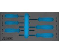 HAZET Garniture en mousse souple bimatière 163-225L ∙ L x l : 342 mm x 172 mm