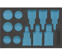 Hazet 163-245L 163-245L Insert en mousse (L x l) 172 mm x 114 mm