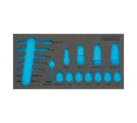 Hazet 163-336L 163-336L Insert en mousse (L x l) 342 mm x 172 mm