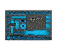 HAZET Garniture en mousse souple bimatière 163-338L ∙ L x l : 172 mm x 114 mm