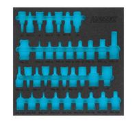 Hazet 163-407L Garniture en mousse souple bi matière