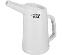 HAZET gobelet gradué 198-4, 1 litre pour liquide de frein et liquides non acides, matériau HDPE en blanc/transparent'.