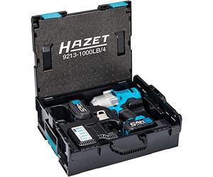 HAZET hocs à Batterie 9213-1000Lb/4, Outil pour desserrer et Serrer des Composants, simple, Flexi Ble, Jeu de 4 Pièces en L-Boxx, Couple de Desserrage Max : 1400 nm, Carré 20 mm