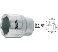 Hazet Inserts Clés à Douille 32mm 3/4 " 20mm 1000-32