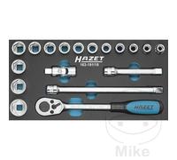 HAZET Jeu de 18 clés à douille 1/2