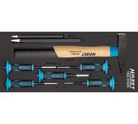 HAZET 163-510/8 Jeu de poinçons pour pinces ∙ 392 mm x 172 mm ∙ Nombre d'outils : 8
