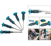 Hazet Jeu de chasse-goupilles, longs - Nombre d'outils : 5 - 751LHS/5