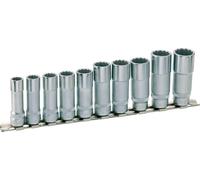 HAZET Jeu de clé à douille Kit de clés à douille 880TZ/10H 240mm manuel Acier