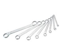 Hazet Jeu de clés à anneau double 610N/8, 8 pièces, Clé plate