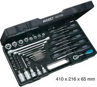 Hazet Jeu de clés à douille métrique 1/4\ (6.3 mm), 3/8\ (10 mm), 1/2\ (12.5 mm) 58 pièces 1557/58