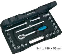 Hazet Jeu de clés à douille métrique 3/8\ (10 mm) 21 pièces 1557/21