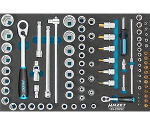 HAZET Jeu de clés à douilles 163-258/92 I Jeu de 92 pièces I Pour profil TORX intérieur et extérieur I Système de rangement parfait I Pour une multitude d'applications'.