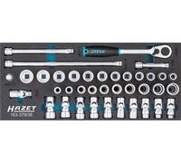 HAZET Jeu de clés à douilles 163-379/38 ∙ Carré creux 3/8 pouce (10 mm) ∙ Pro...