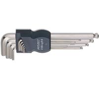 Hazet Jeu de clés mâles coudées - Profil à 6 pans intérieurs - Nombre d'outils: 9 - 2105LG/9H