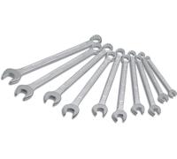 HAZET Jeu de clés mixtes 600SPC/10 I 10 outils, sortie : hexagone double extérieur, ouverture de clé : 8-19 mm, corps de clé mixte mince avec profil en T double extra-stable'.